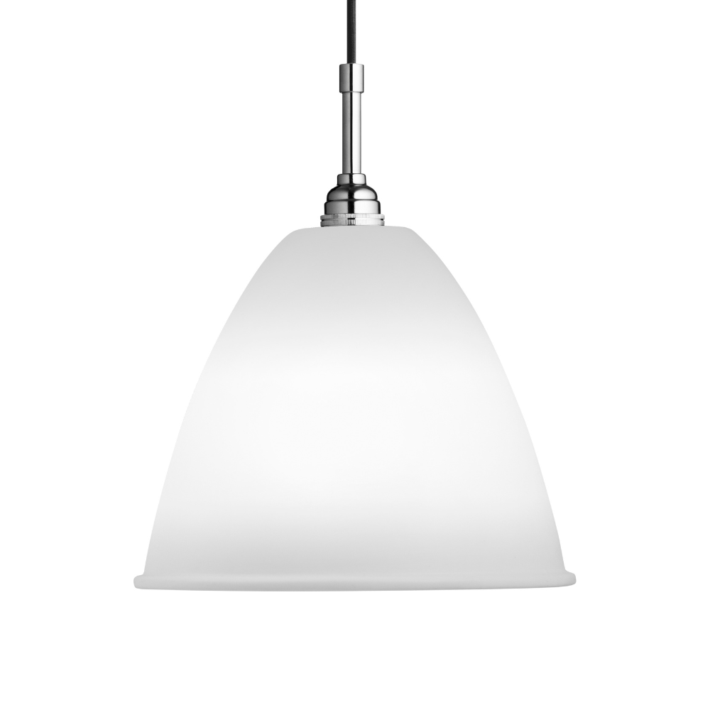 Hanglamp BESTLITE BL9 chroom met porseleinen kap