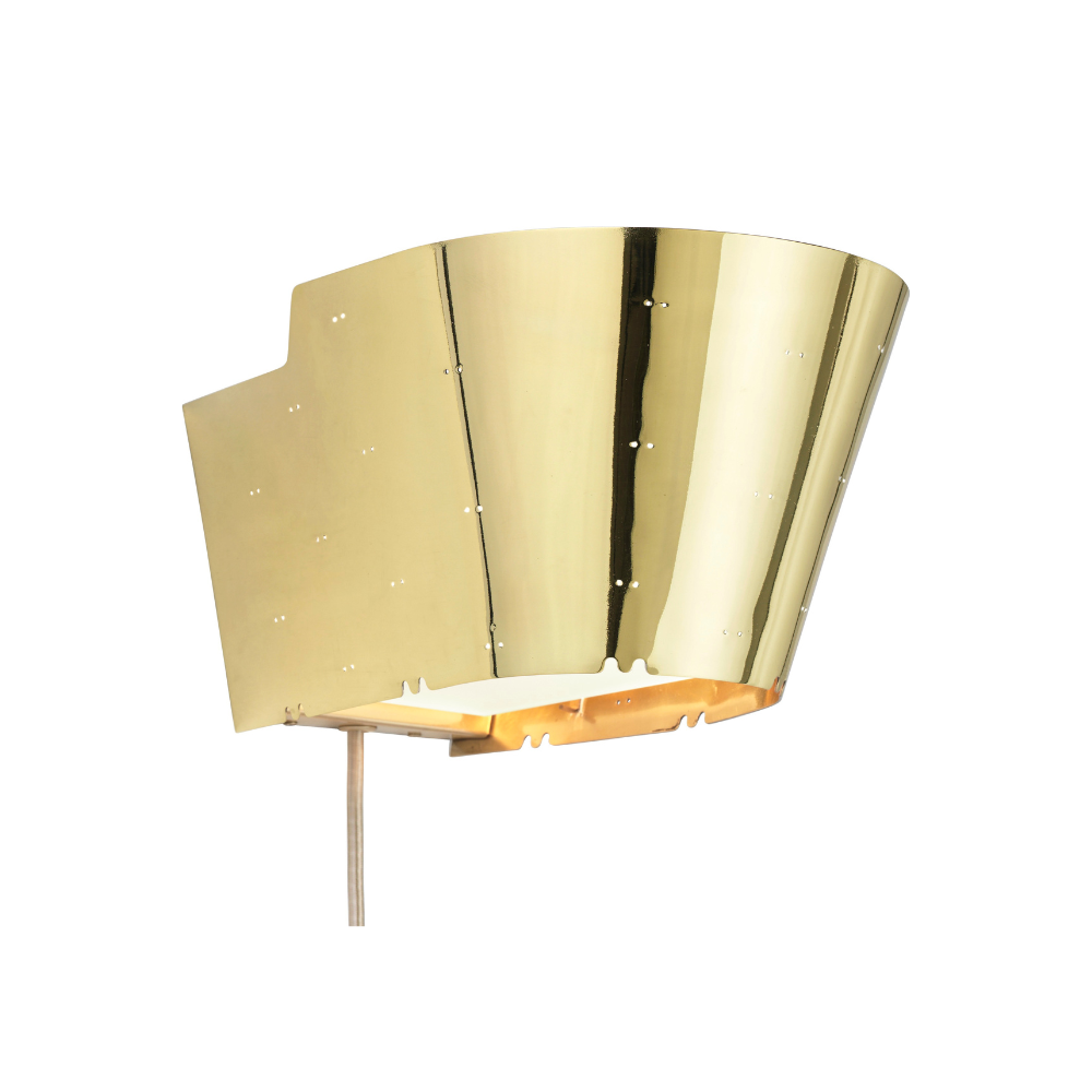 Wandlamp 9464 gepolijst messing