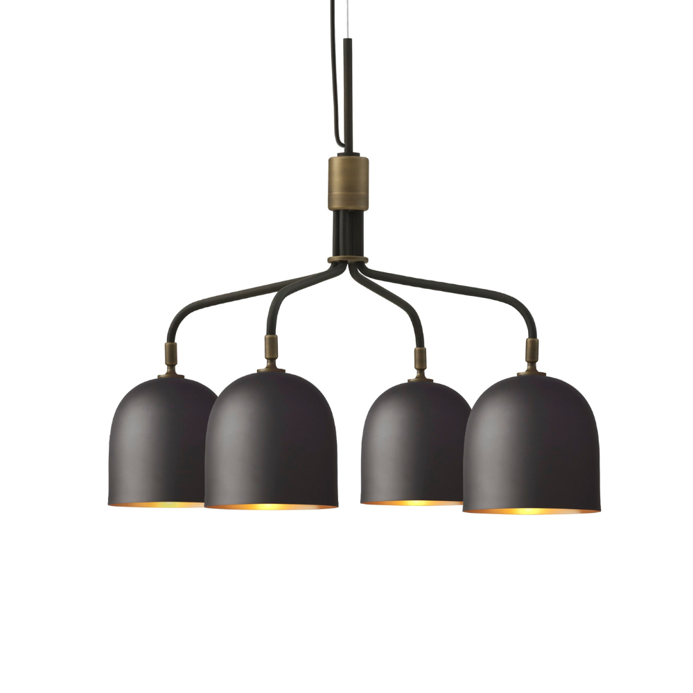 Kroonluchter HOWARD zwart