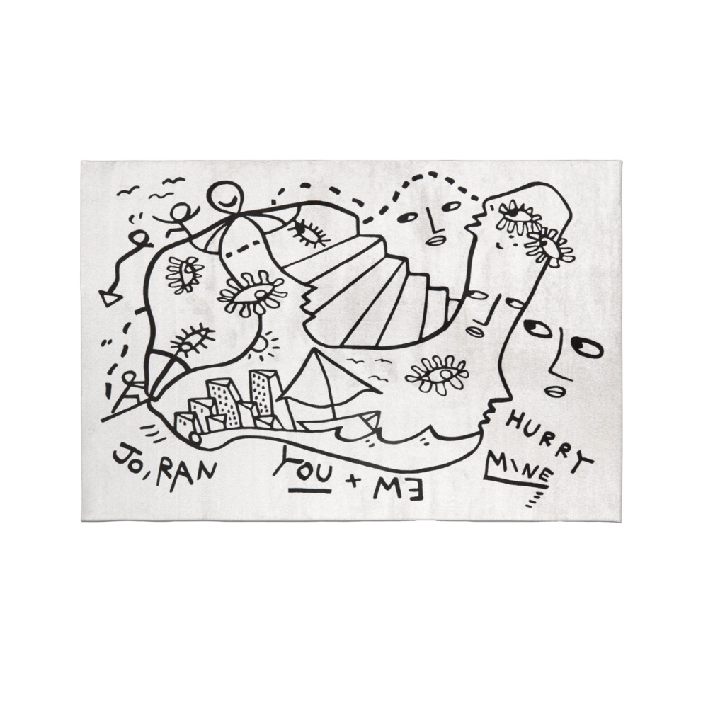 Dywan DREAM DIMENSION biały – Qeeboo