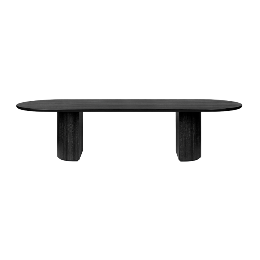 Tafel MOON zwart eikenfineer
