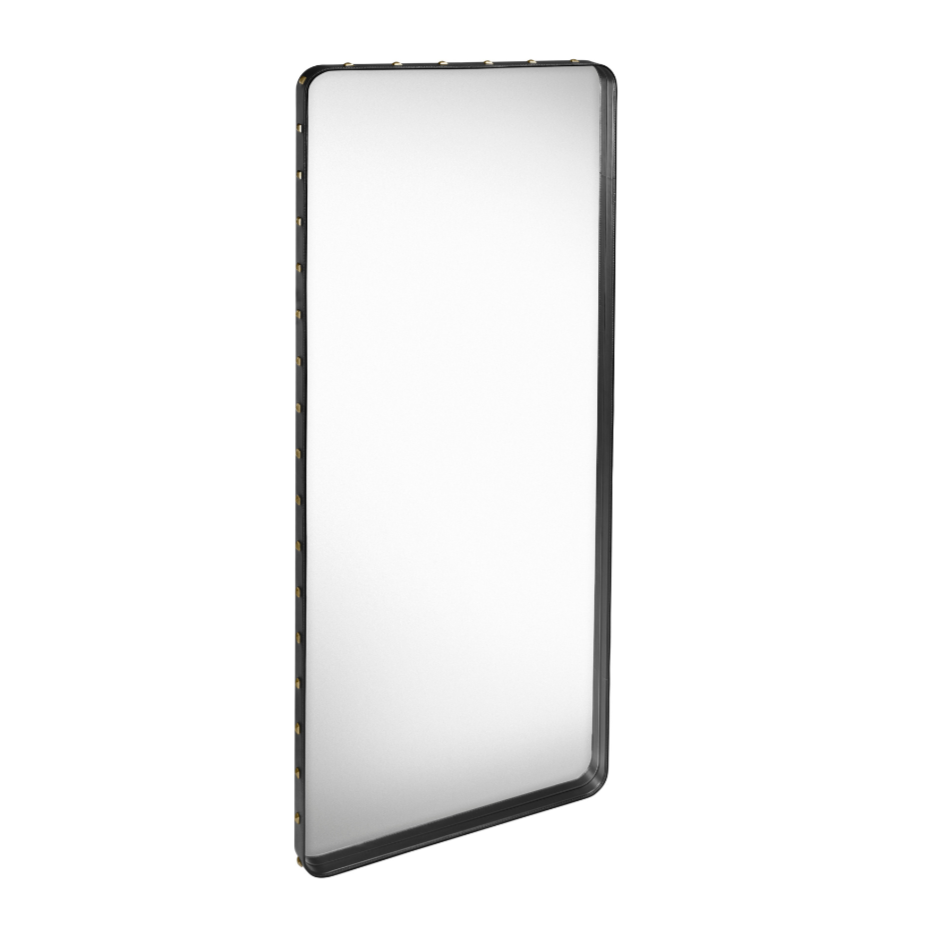 Lustro ADNET zwarte leer