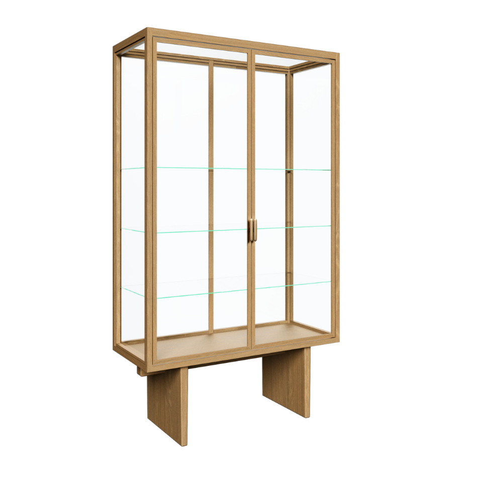 Glasvitrine PRIVATE Eichenfurnier
