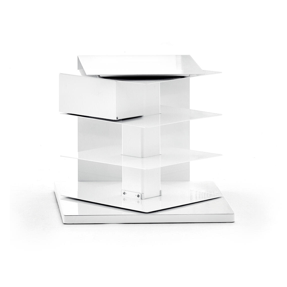 Bijzettafel PTOLOMEO X4 wit