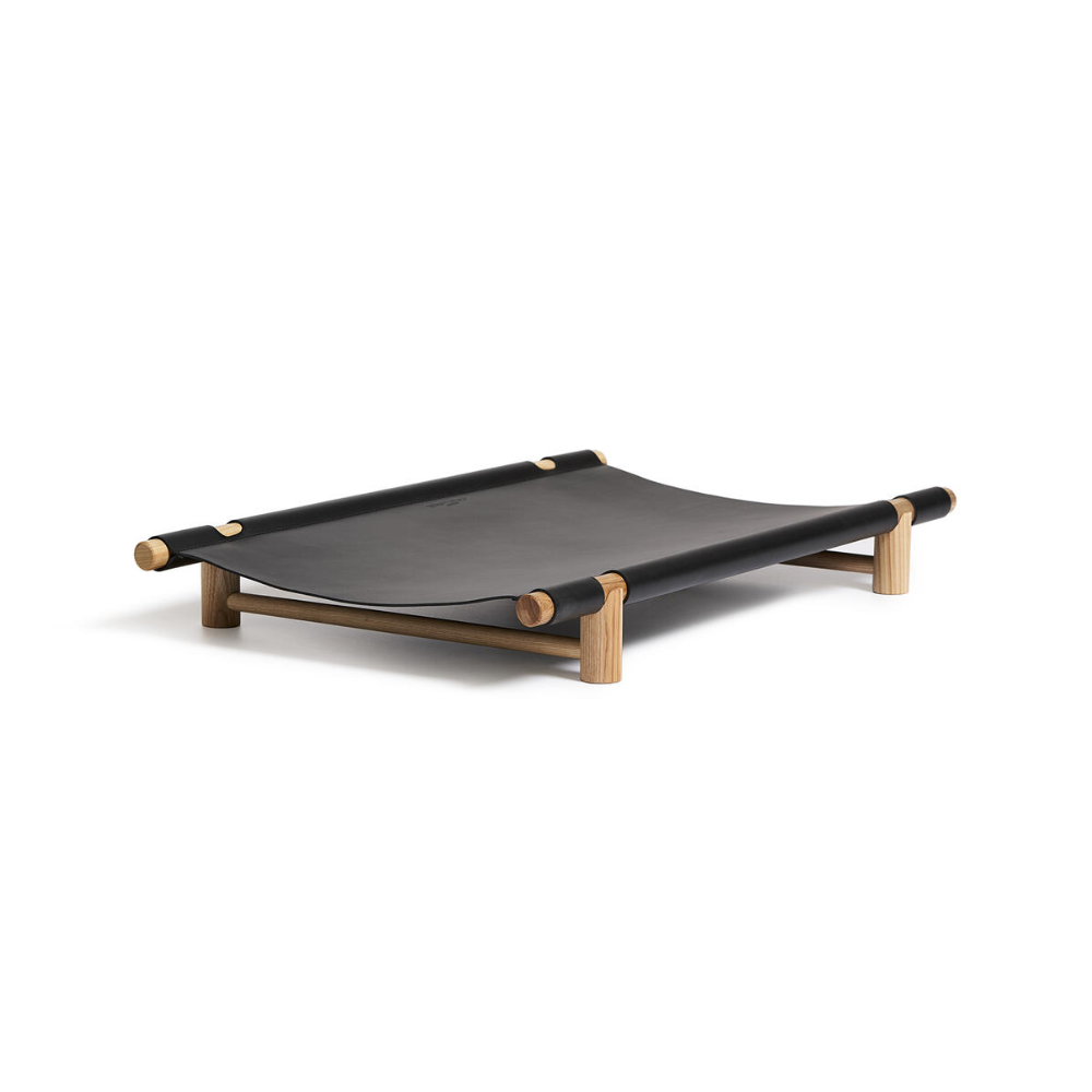 BERBERÉ Dog Bed Black Leather