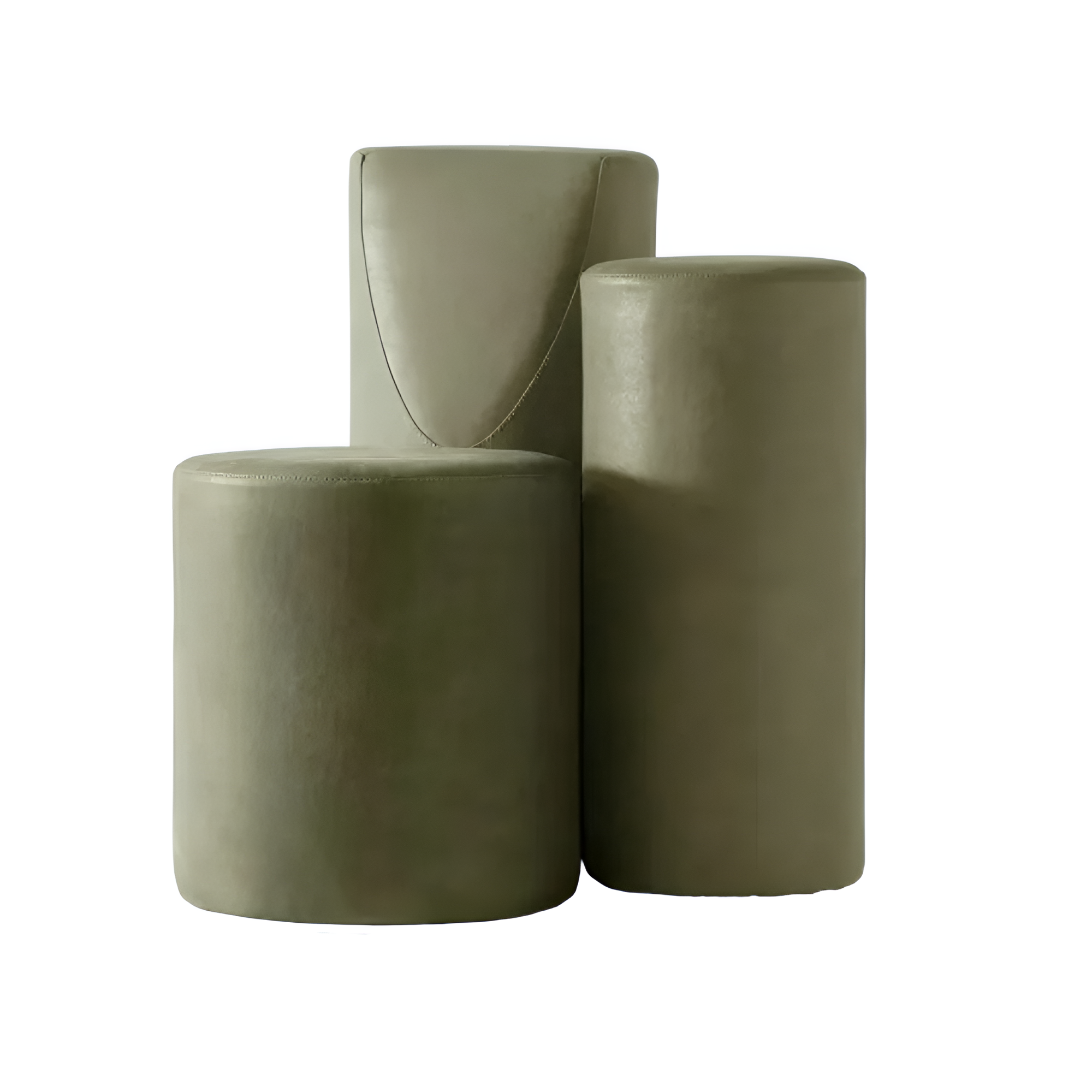 Puf B.TRI gestoffeerd