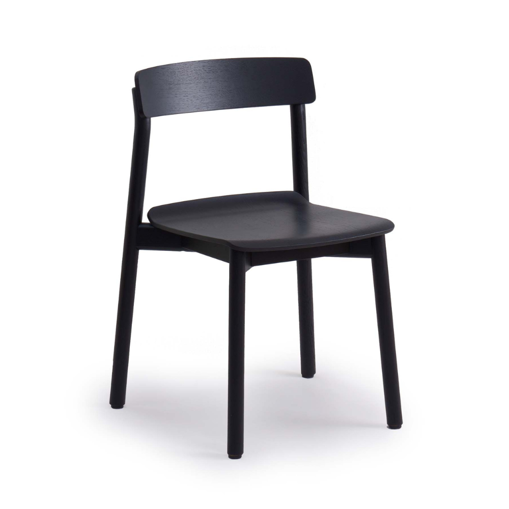 ARCHE chair black oak wood