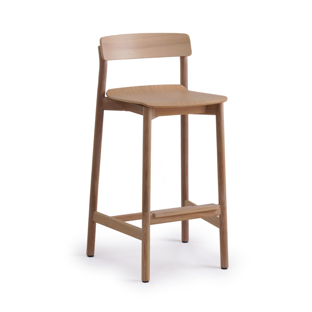 Hocker ARCHE aus Eichenholz