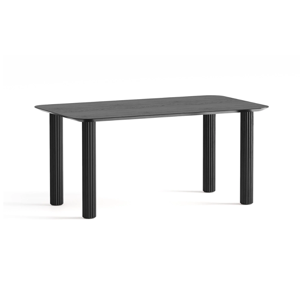 PILLAR Table Black Ash Wood