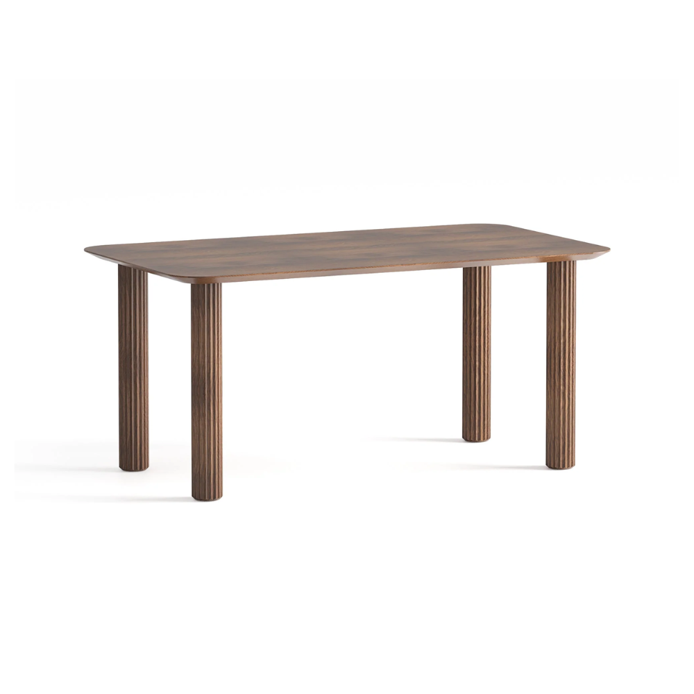 COLUMN table dark oak wood