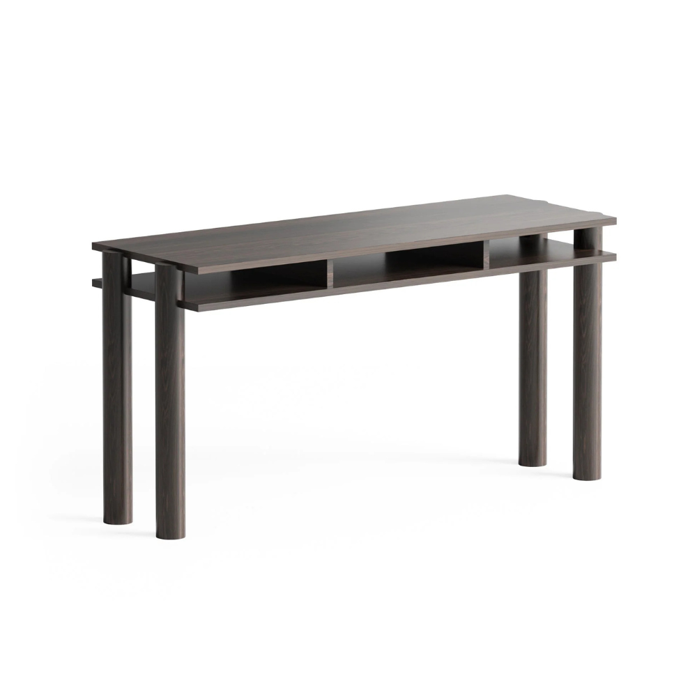 BOLD Schreibtisch aus Eichenholz in Ebenholz