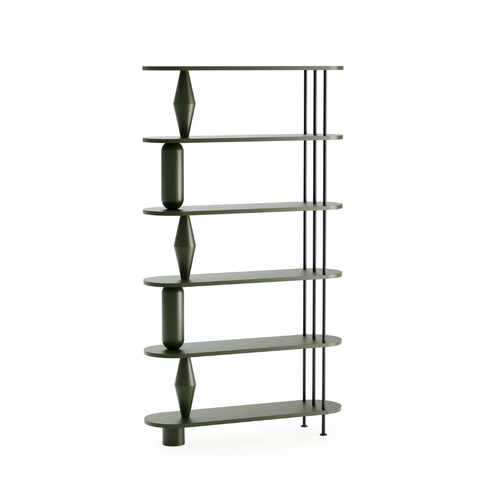 Regal VAZOO grünes Eichenholz