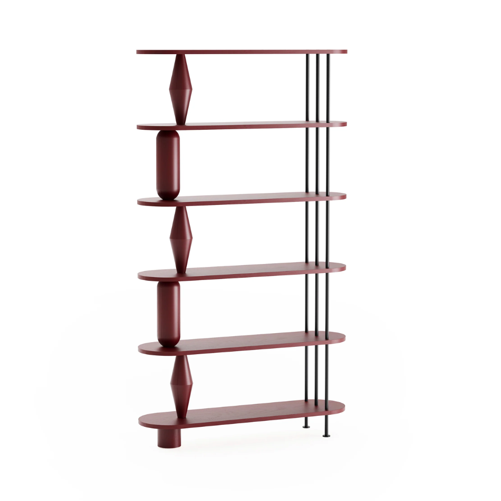VAZOO Shelf Burgundy Oak Wood