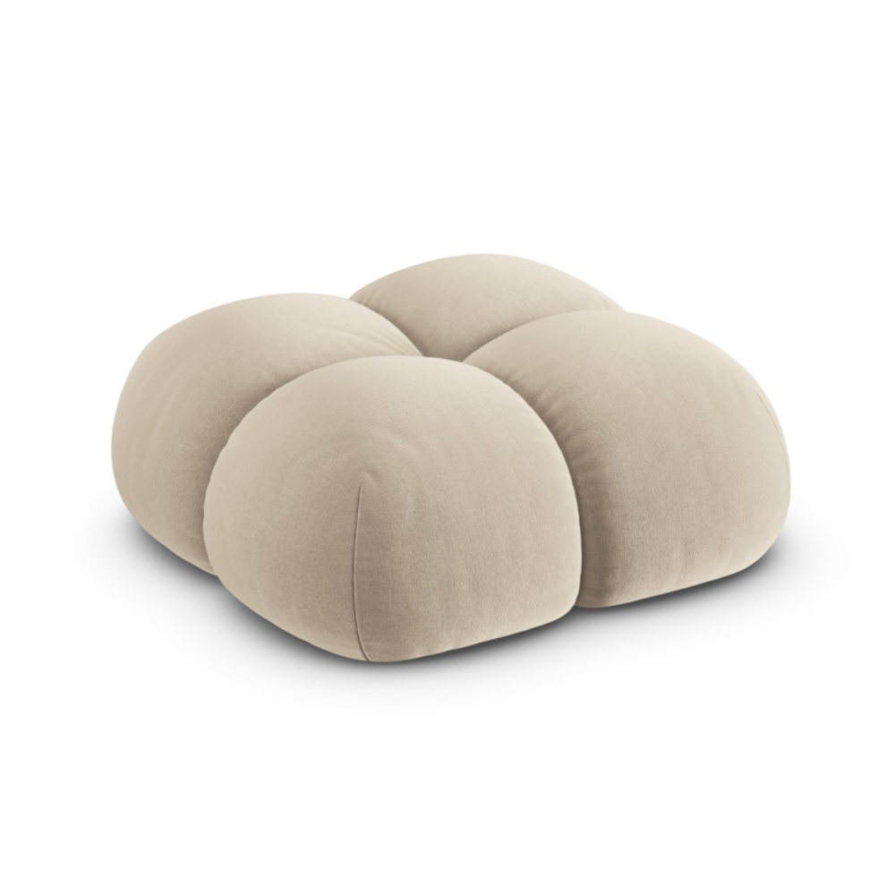 Samt Pouf LORETTO beige
