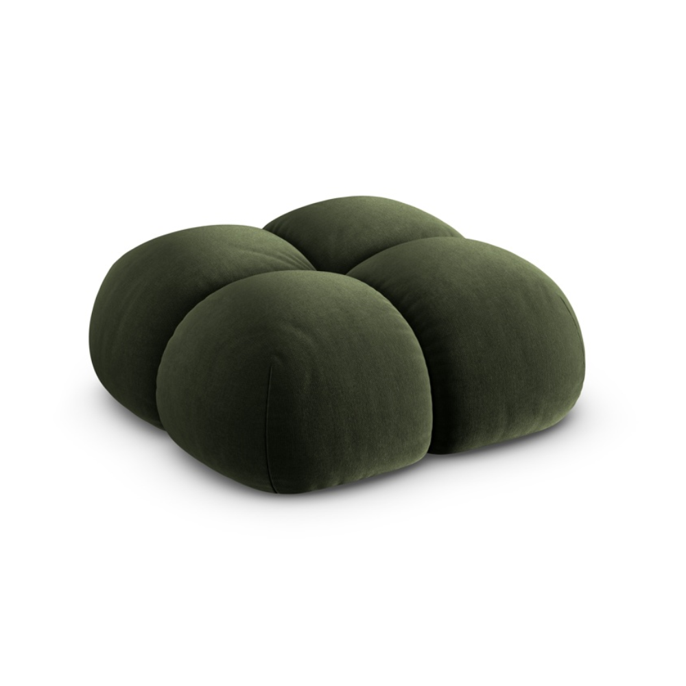 Velvet Pouf LORETTO Green