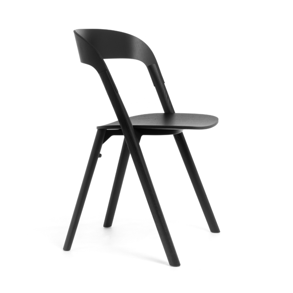 PILA chair black ash wood