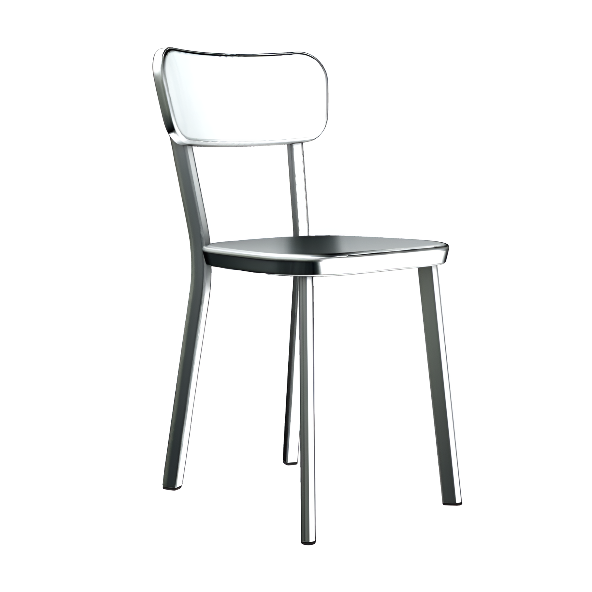 Stoel DEJA VU gepolijst aluminium