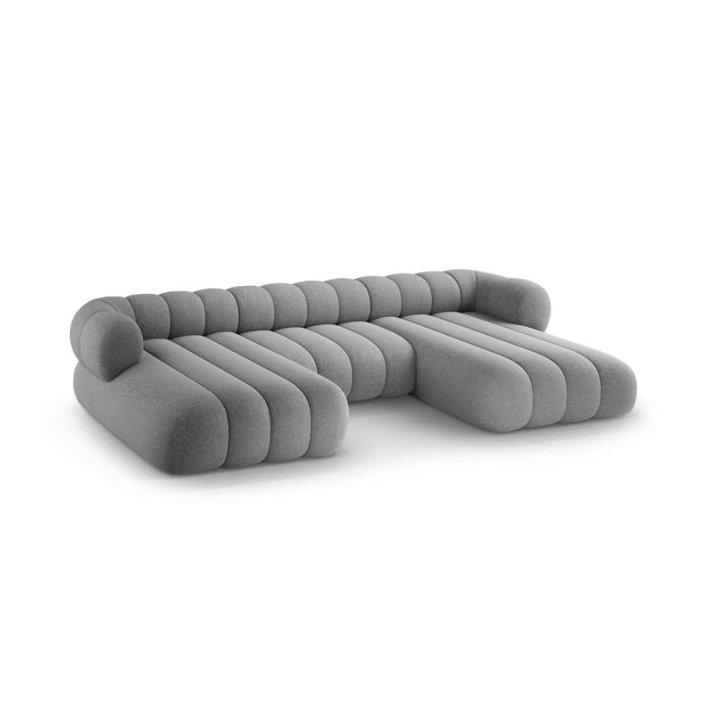 KOGE light gray 6-seater panoramic sofa