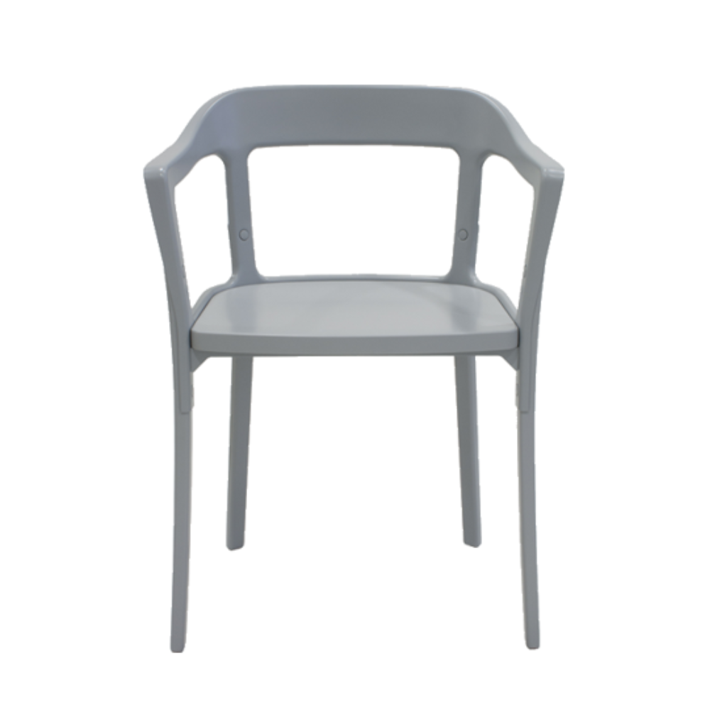 STEELWOOD Stuhl graues Buchenholz