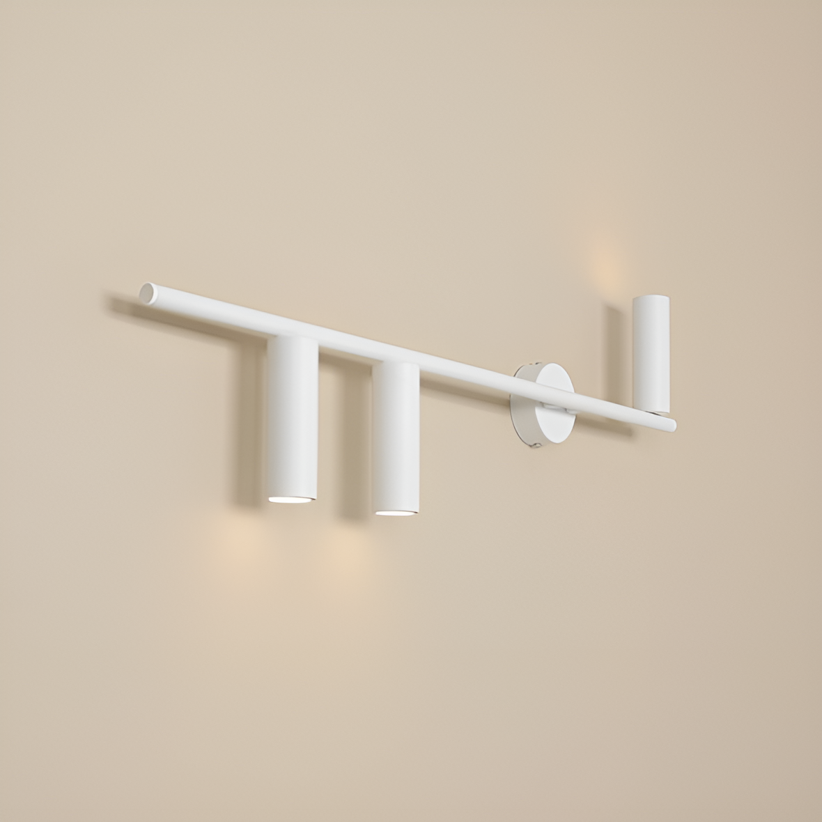 Wandlamp lewostronny TREVO TRIO wit