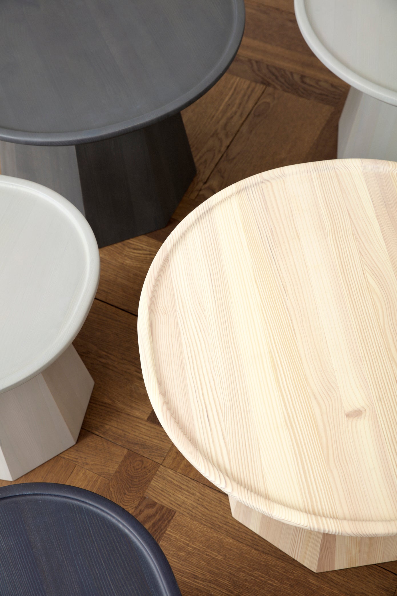 PINE blauwe salontafel