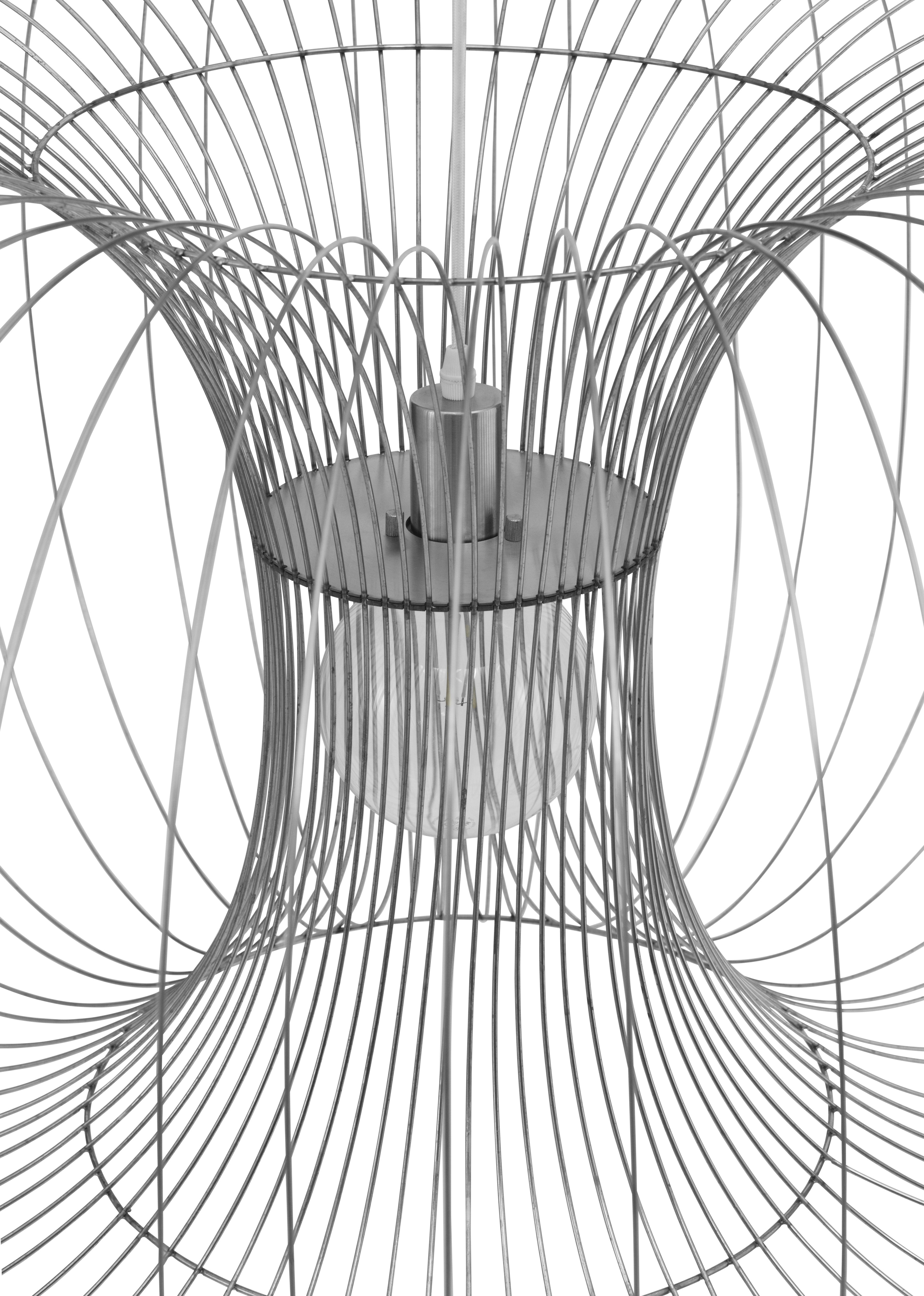 Hanglamp COIL roestvrij staal