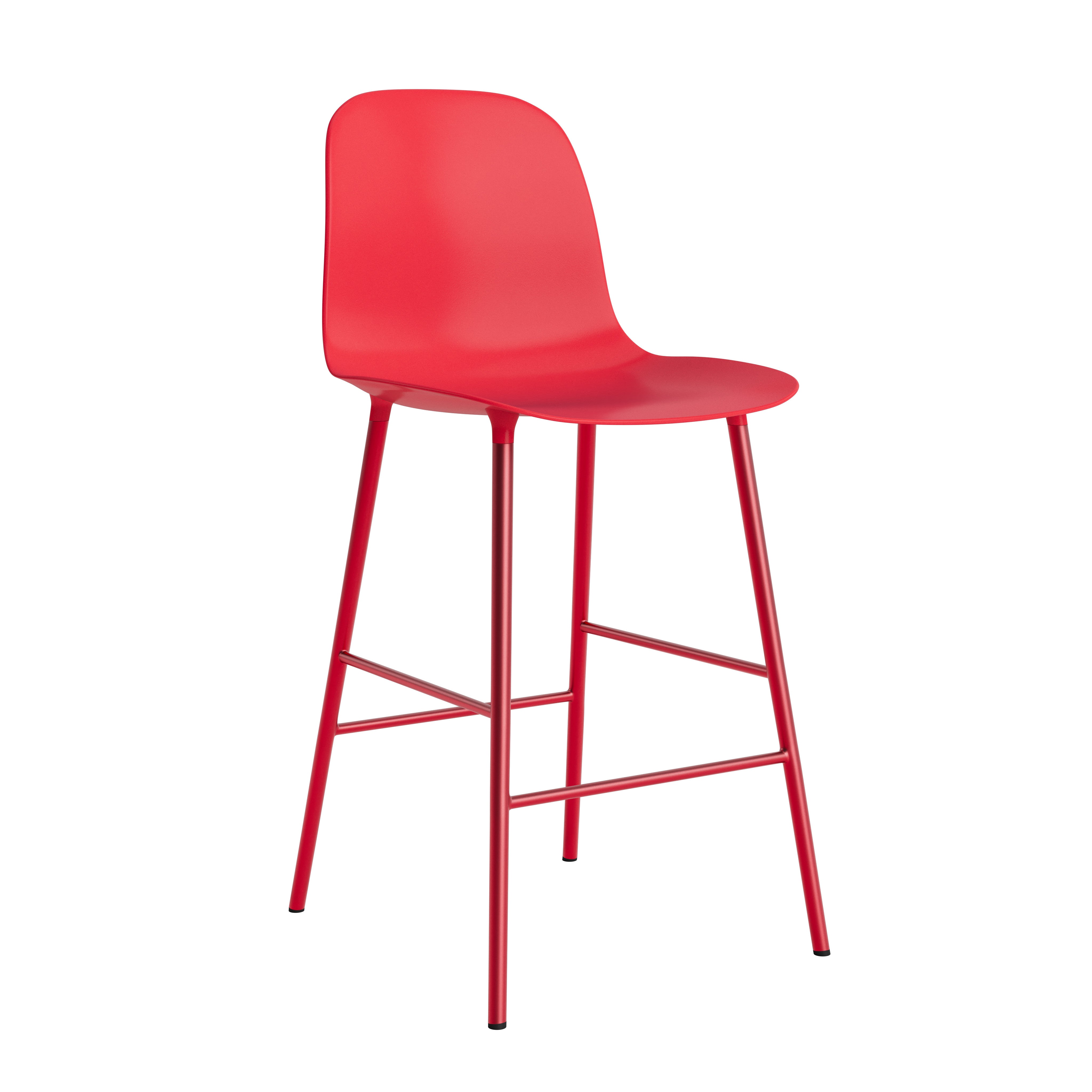 Krzesło barowe FORM czerwony – Normann Copenhagen
