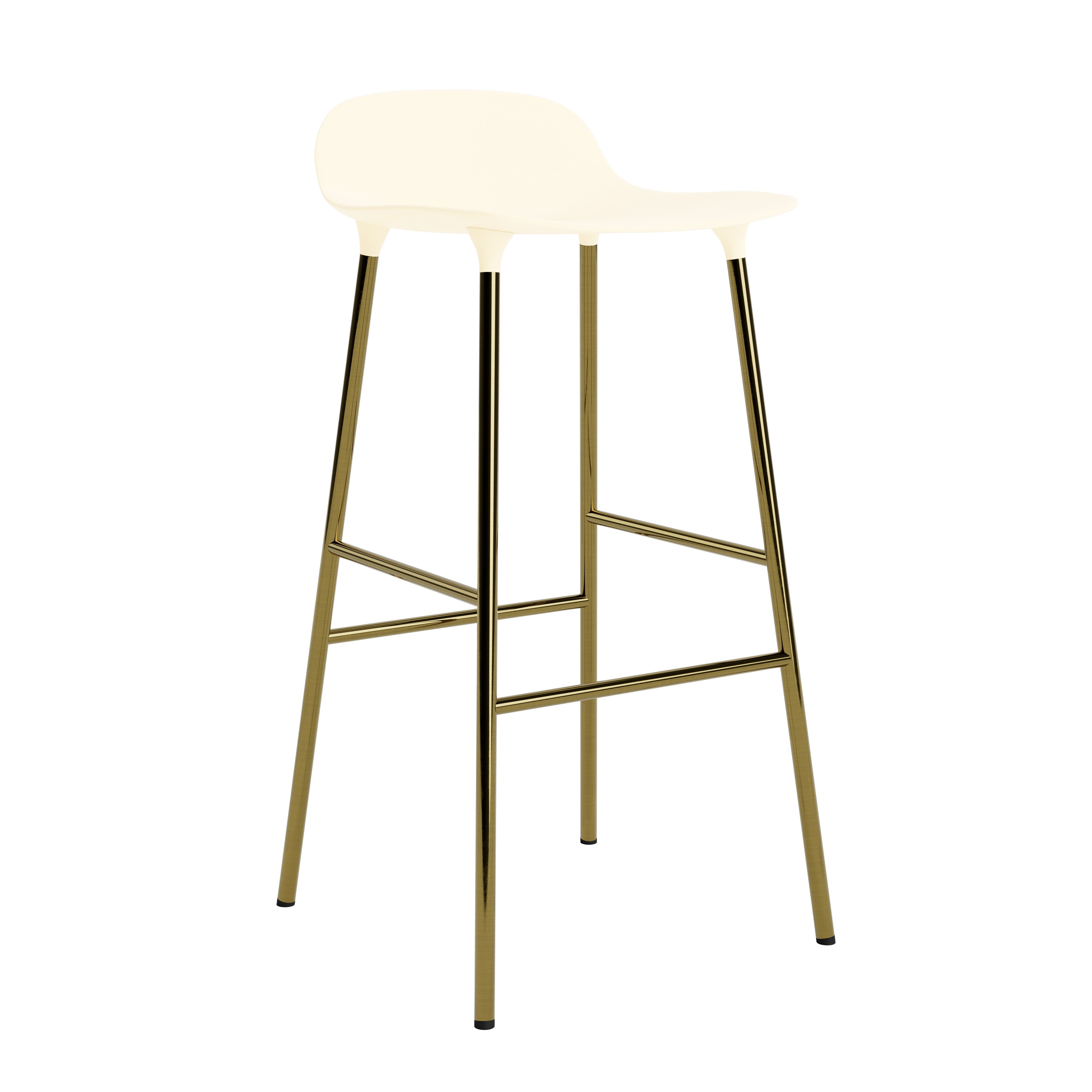 Creme Hocher mit einer goldenen Basis