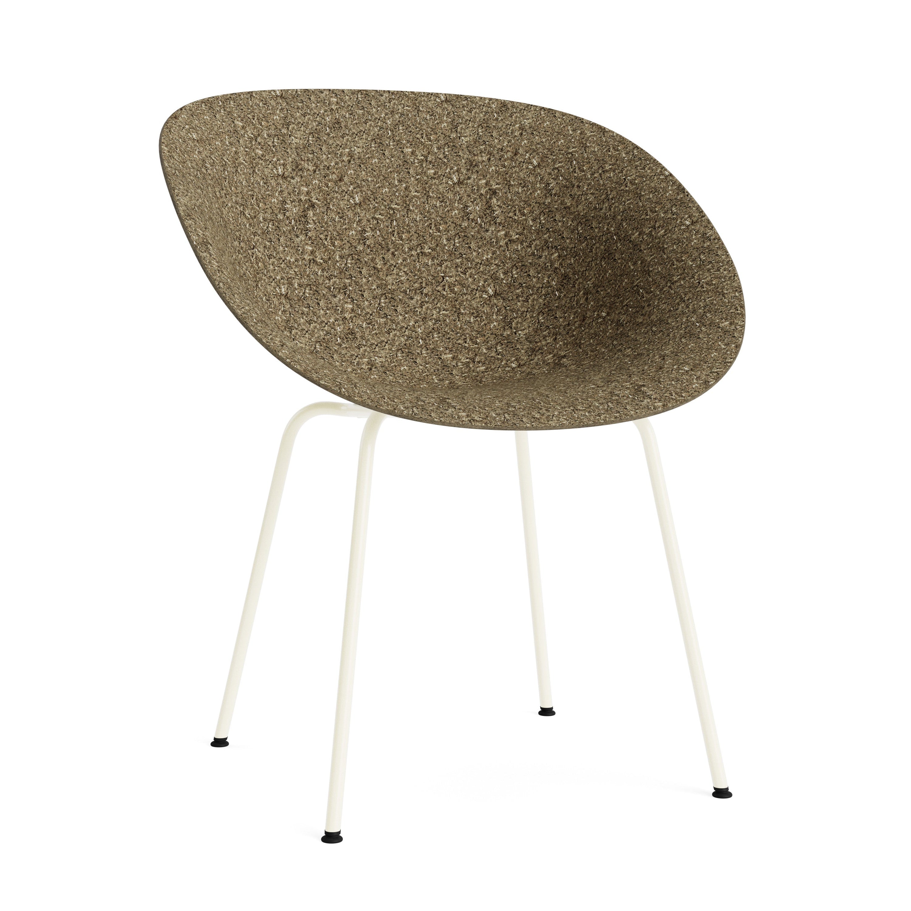 MAT ARMCHAIR stoel groen met een crèmekleurige basis