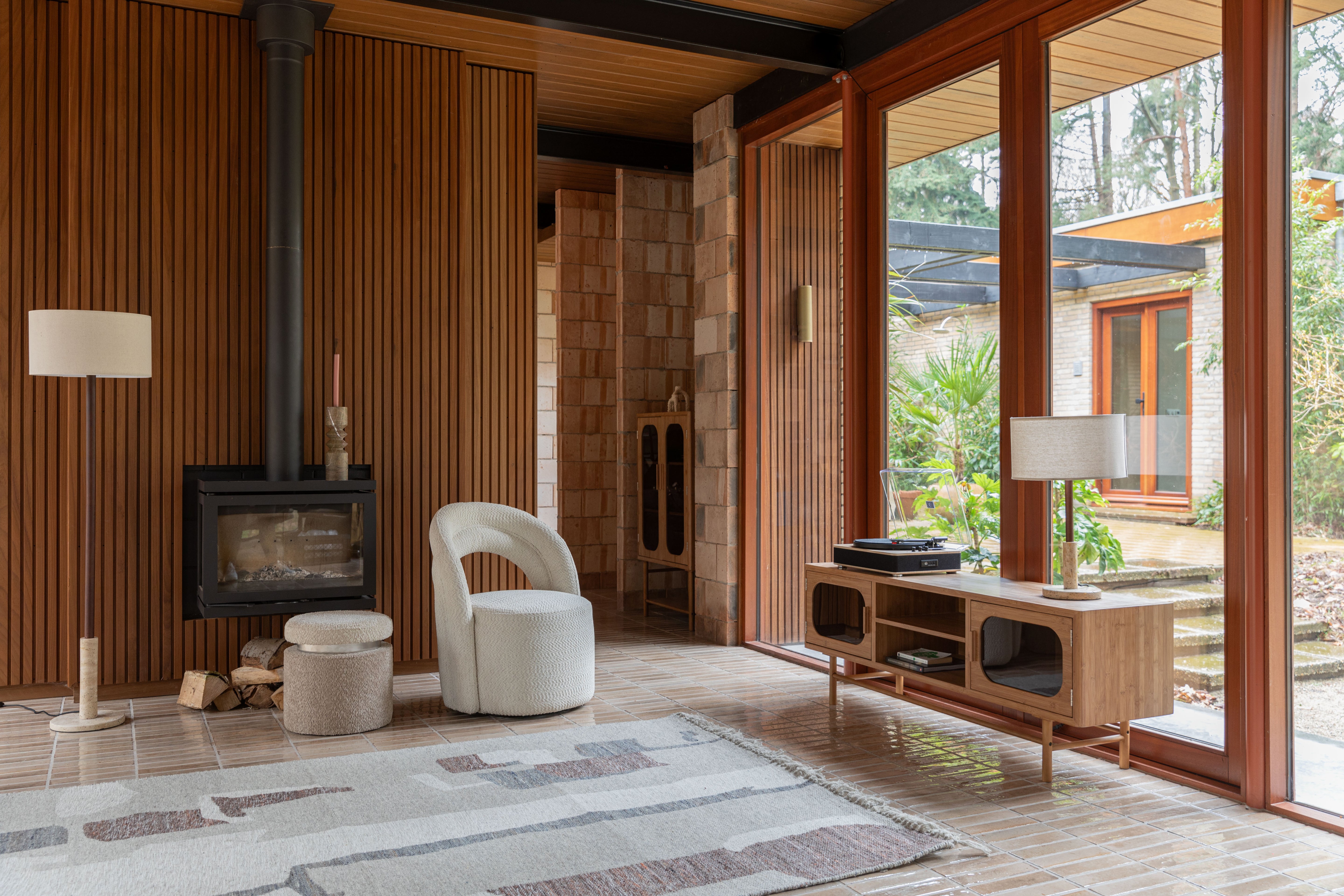 Vloerkleed CAMINITO donkerbeige