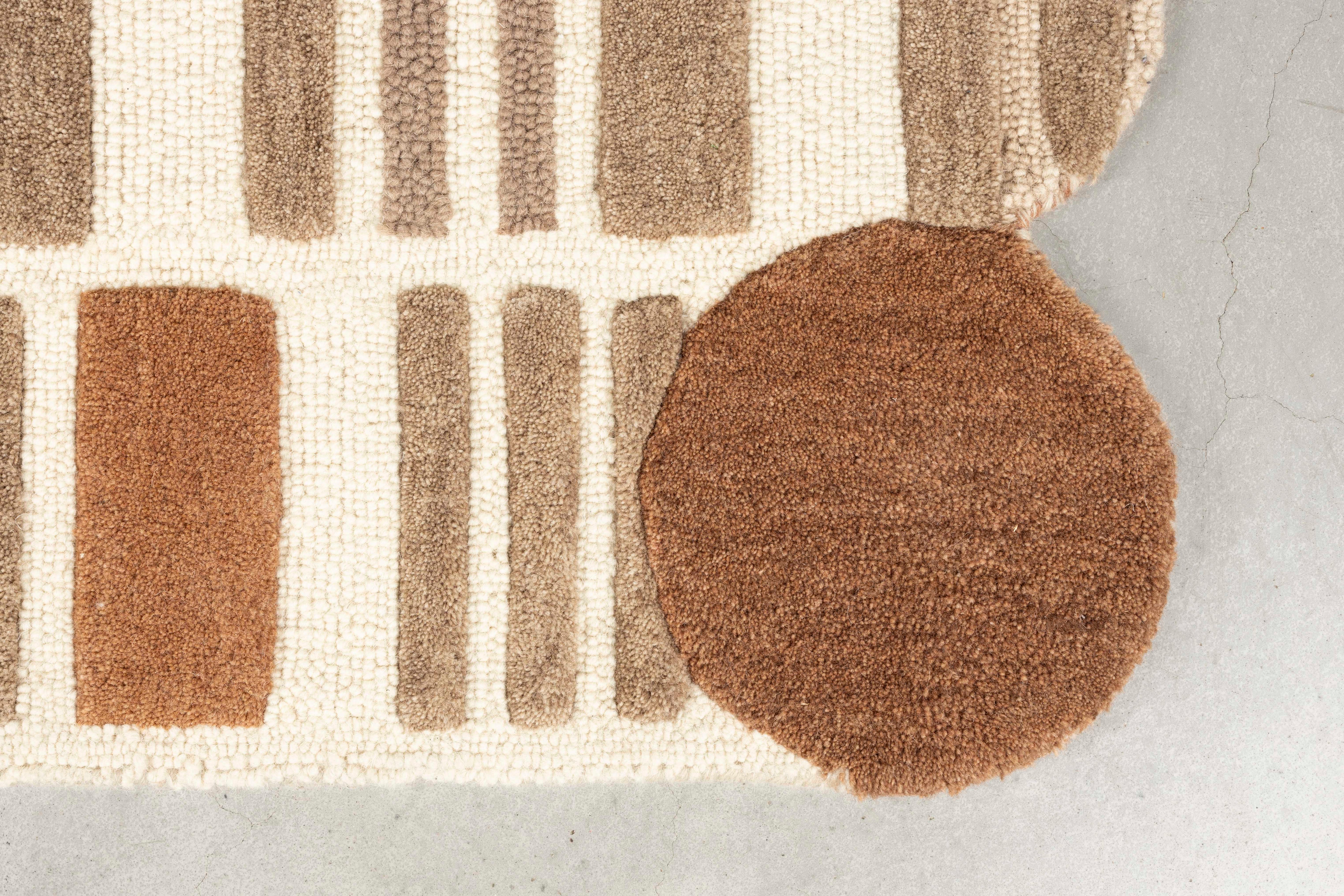 Vloerkleed MUNDRA bruin