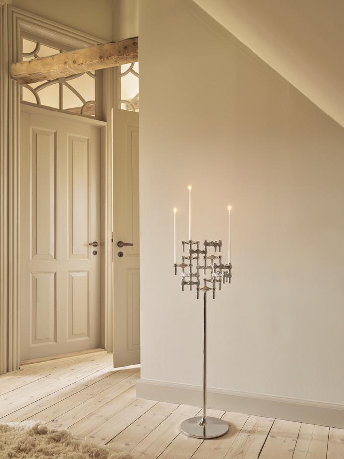 Kerzenhalter QUIST gebürstetes Chrom