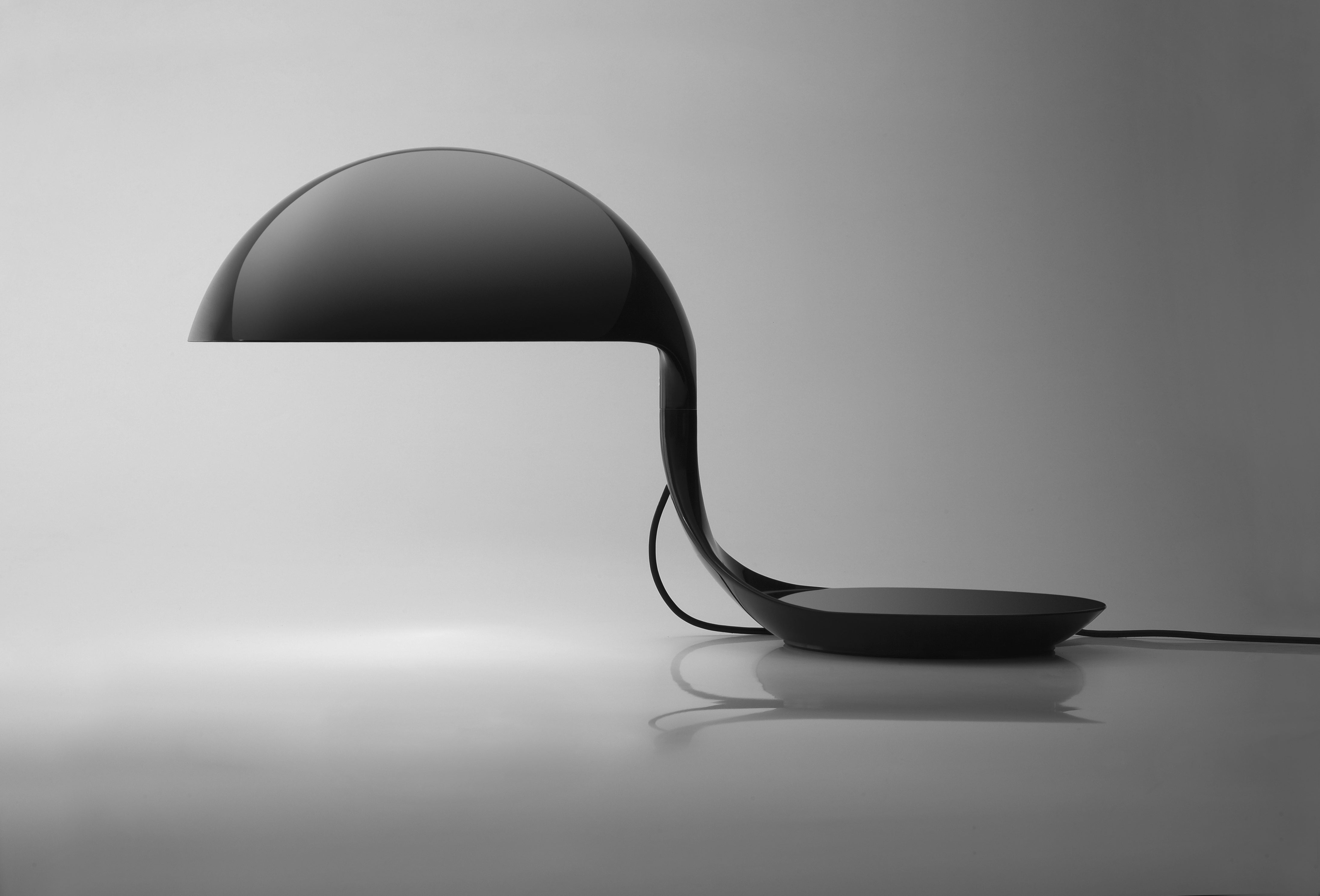 Tafellamp COBRA glanzend zwart