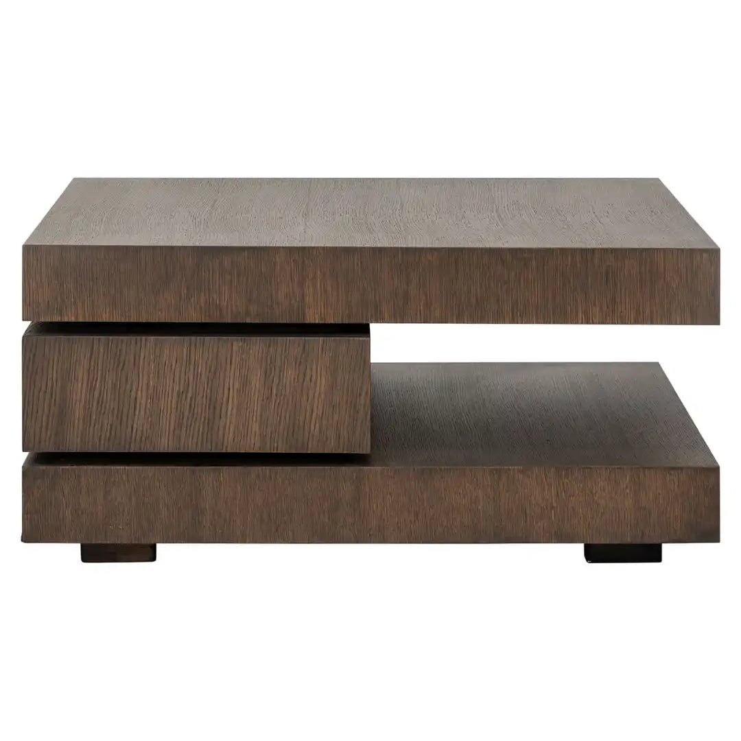 Eettafel OAKURA bruin eikenfineer