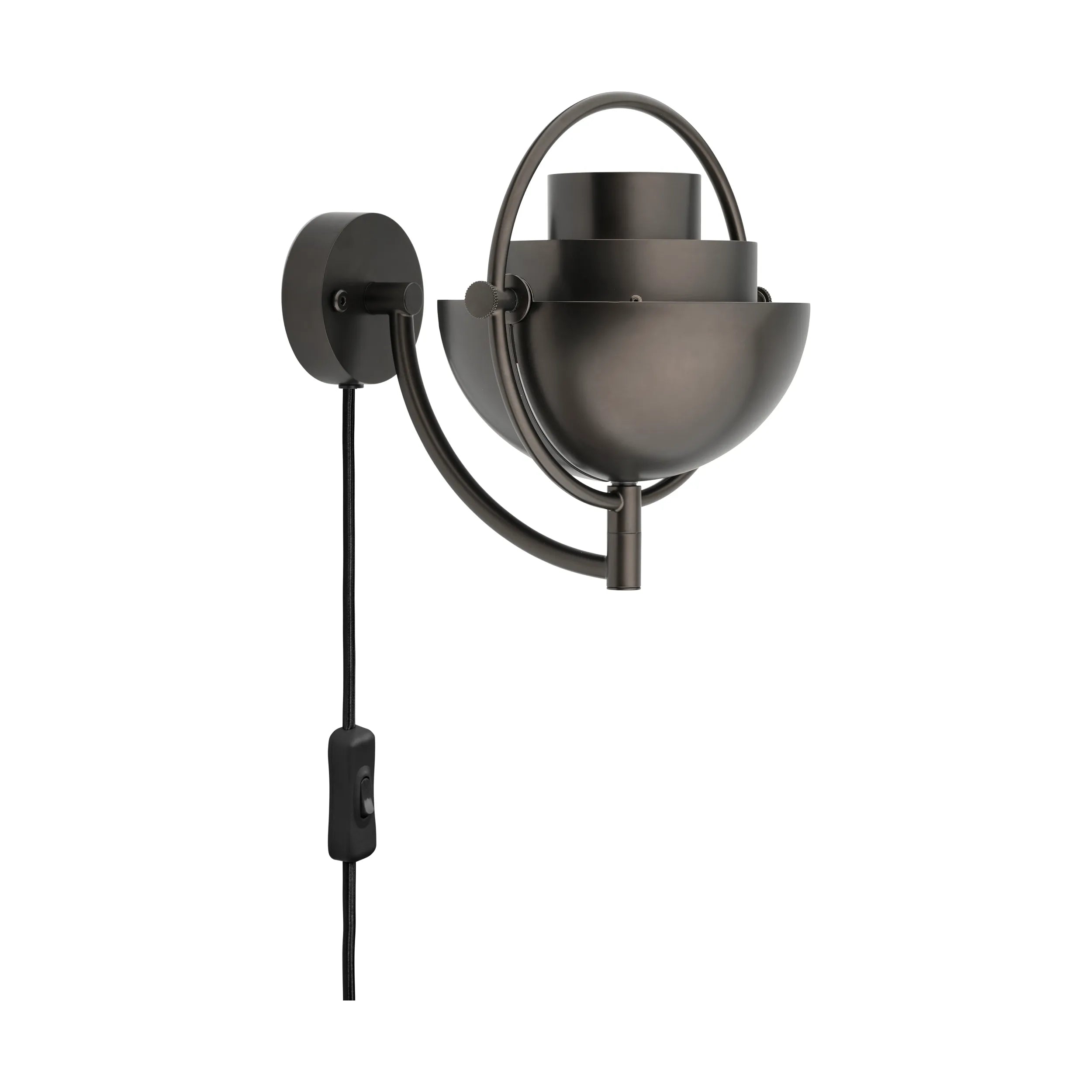 Wandlamp MULTI-LITE zwart glanzend
