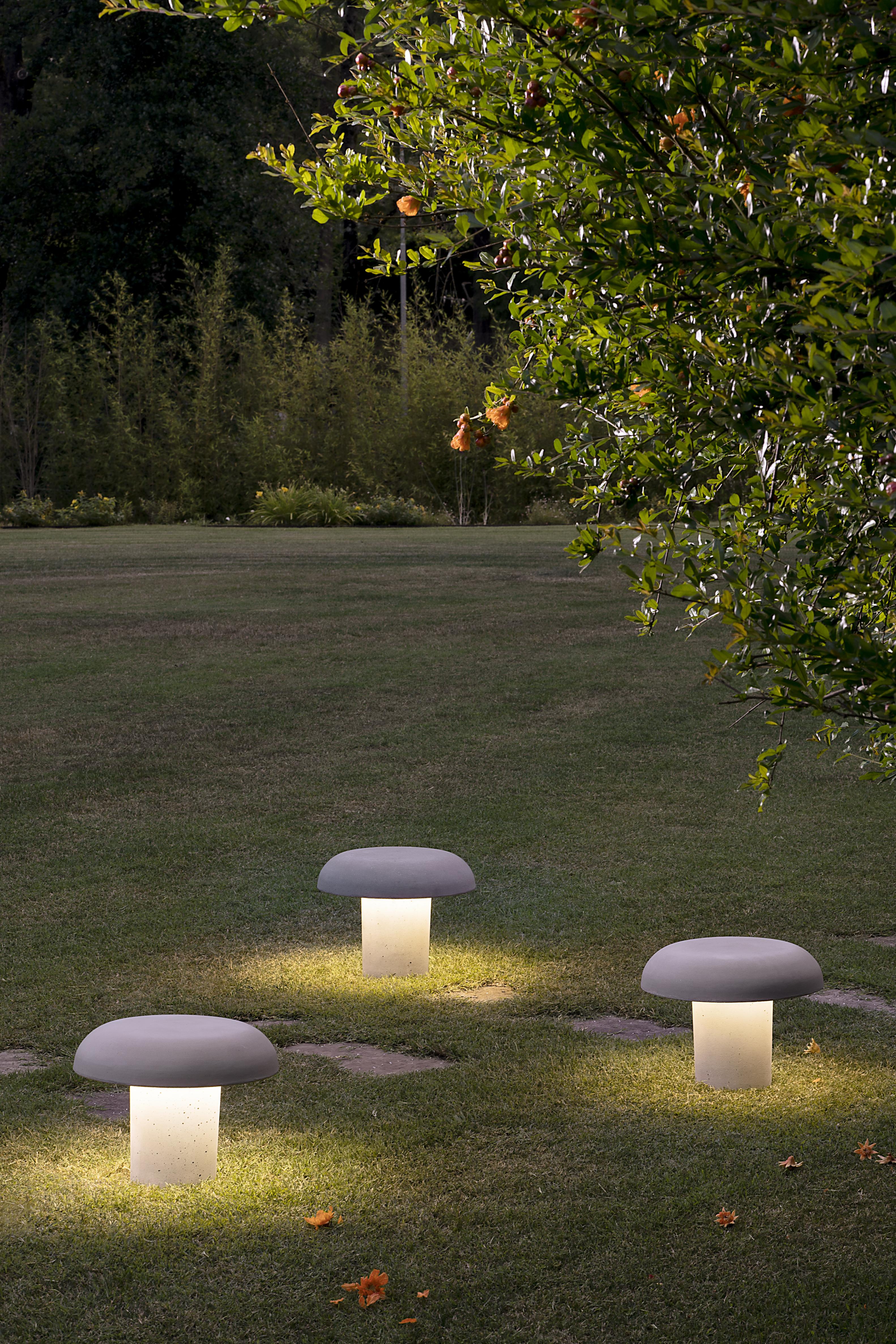 Buitenlamp AMANITA grijs beton