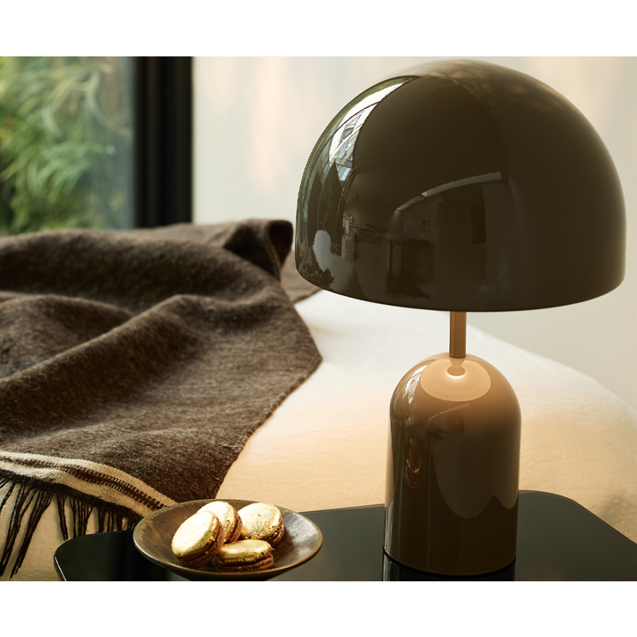 Draagbare lamp BELL bruin