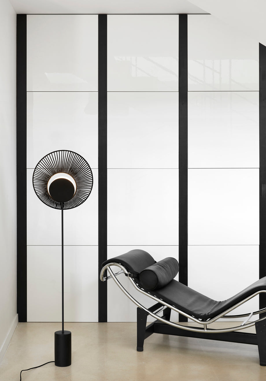 Vloerlamp OYSTER zwart