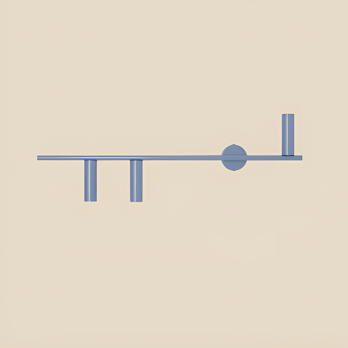 Wandlamp lewostronny TREVO TRIO blauw