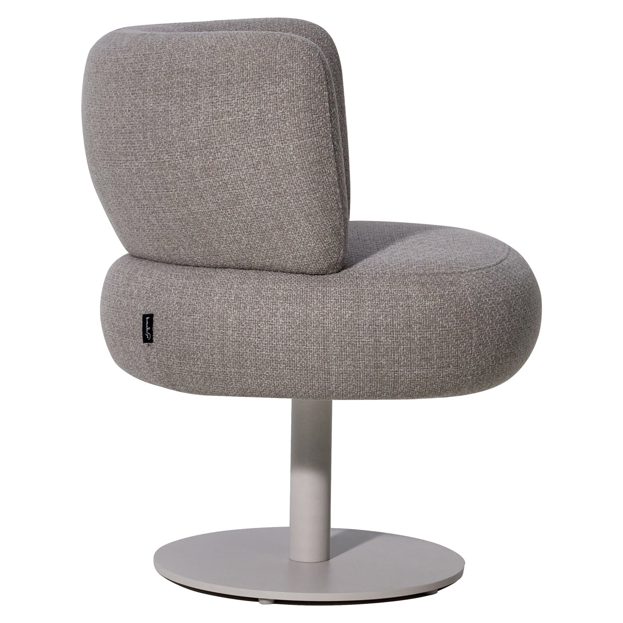 MASON Swivel Outdoor Chair in Gray Beige