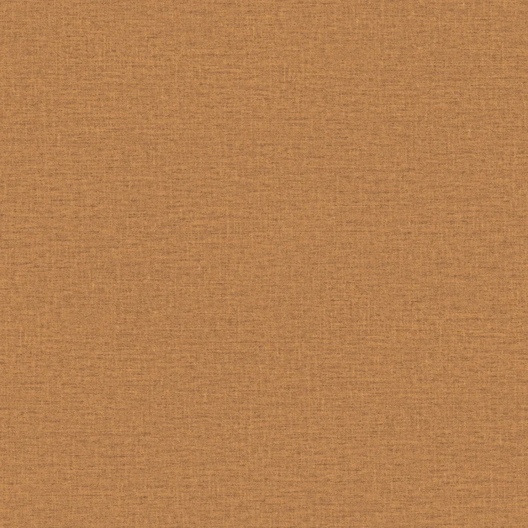 Structural wallpaper imitating linen canvas LINA - AMBRE amber
