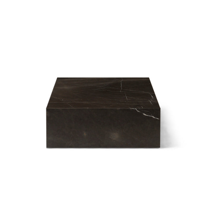 Couchtisch PLINTH GRAND brauner Marmor