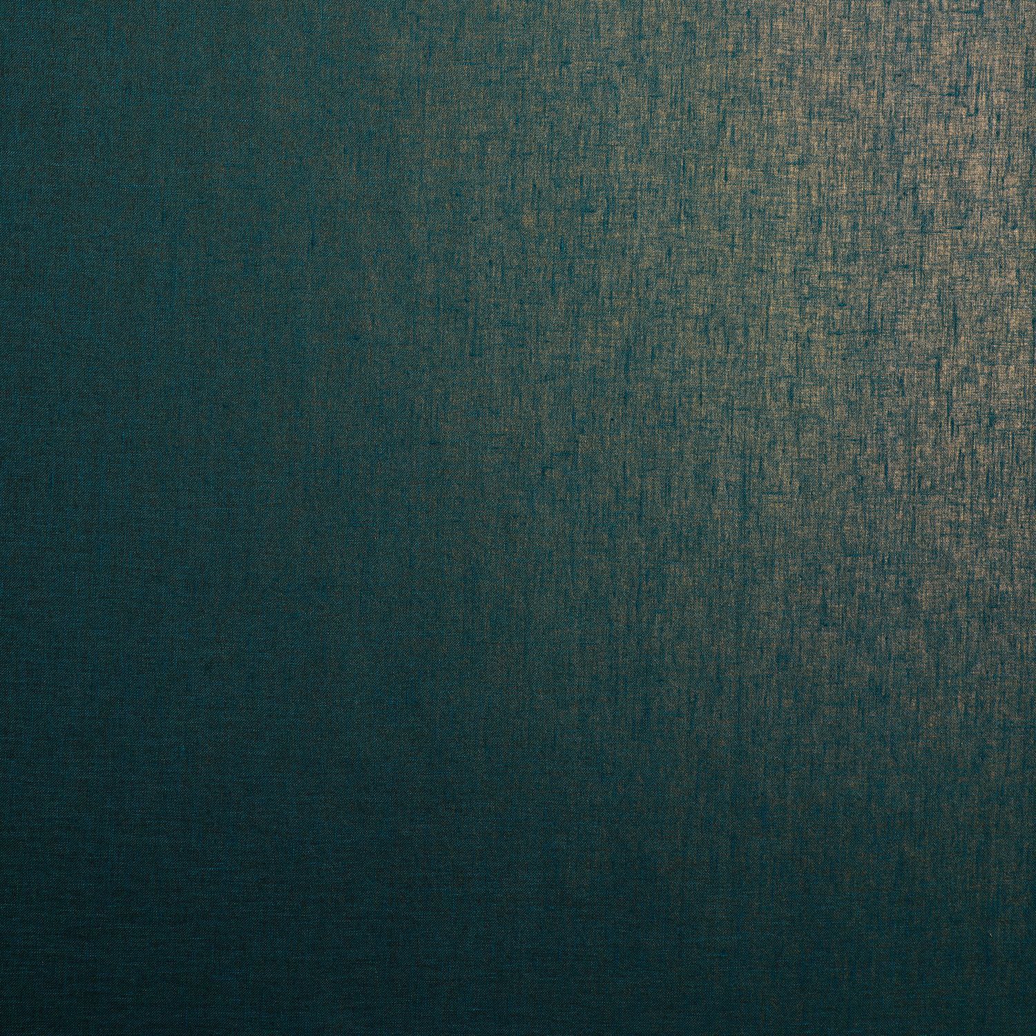 Textiltapete aus Leinen mit Opalisationseffekt ELARA - TOPAZE marineblau mit Gold