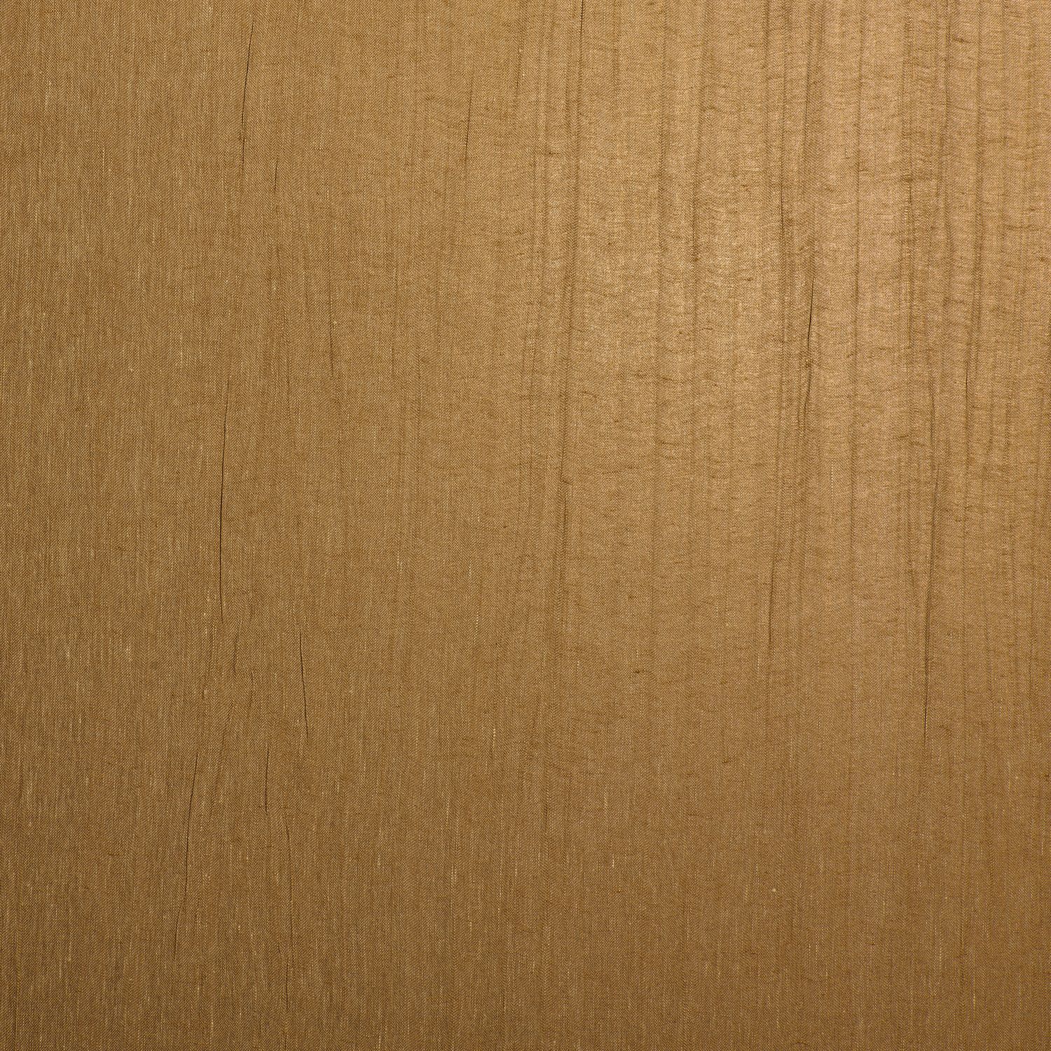 Textured pleated fabric wallpaper ATALANTA - MORDORÉ gold