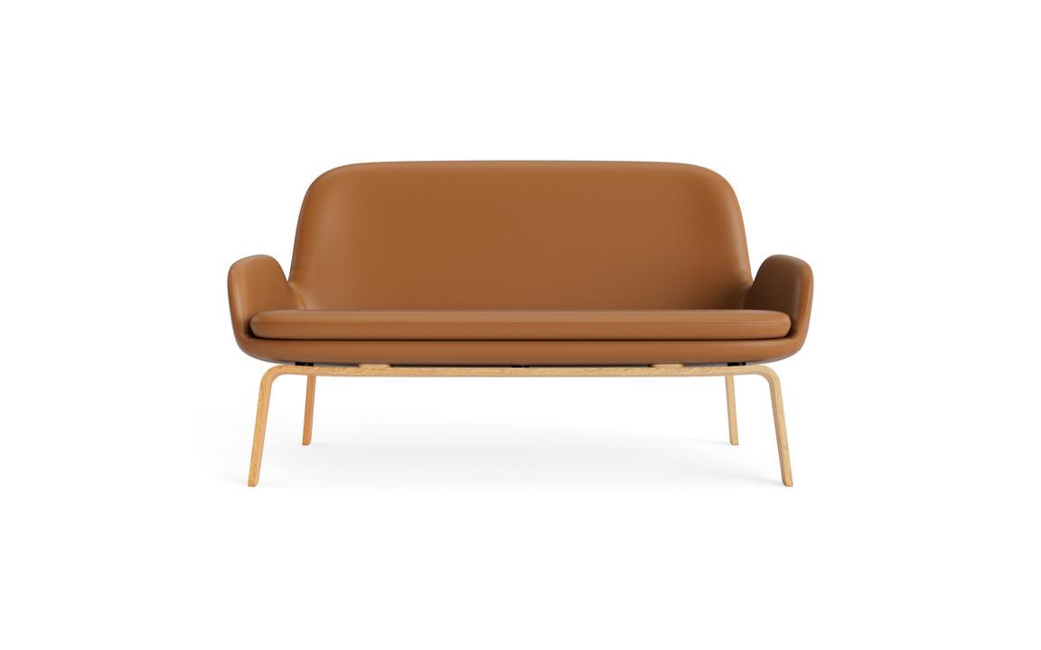 Gepolsterte Sofa -Eichen -Ära -Basis