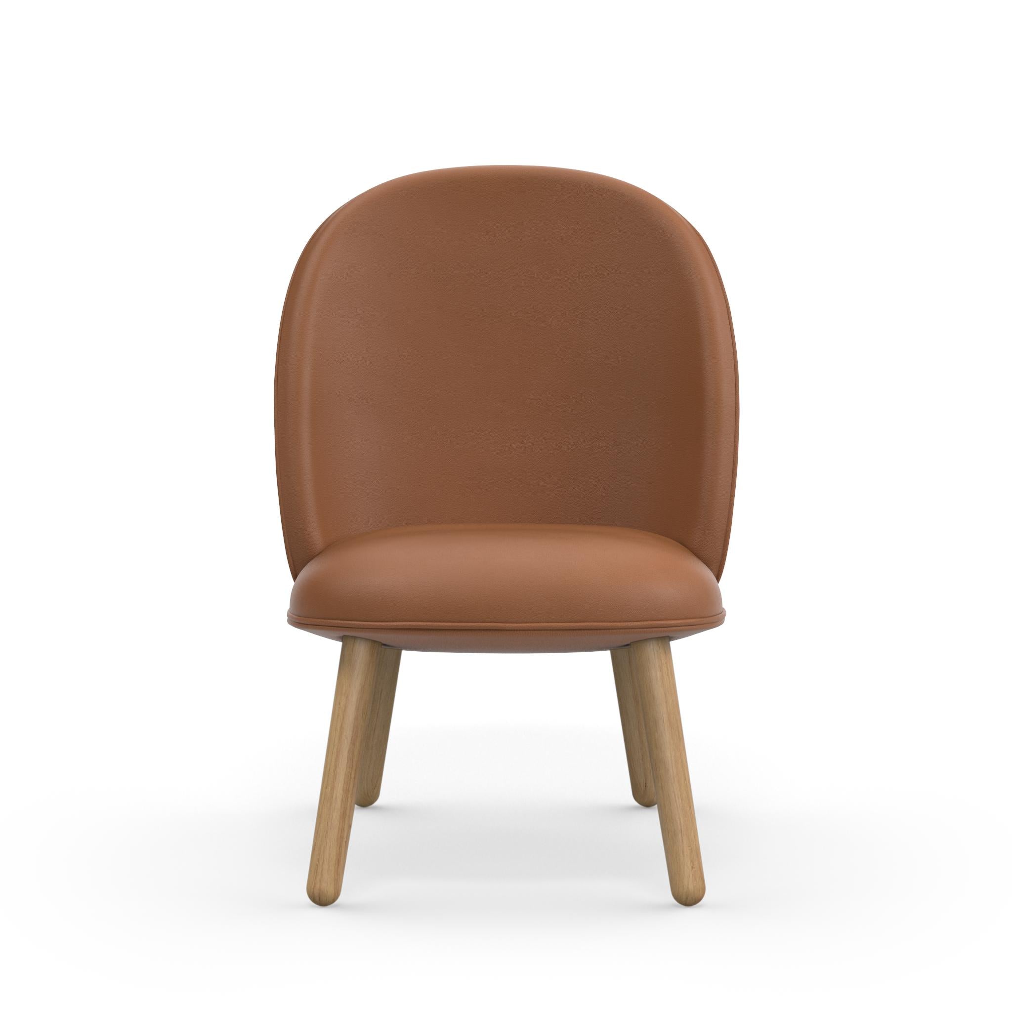 Ace armchair dark oak wood