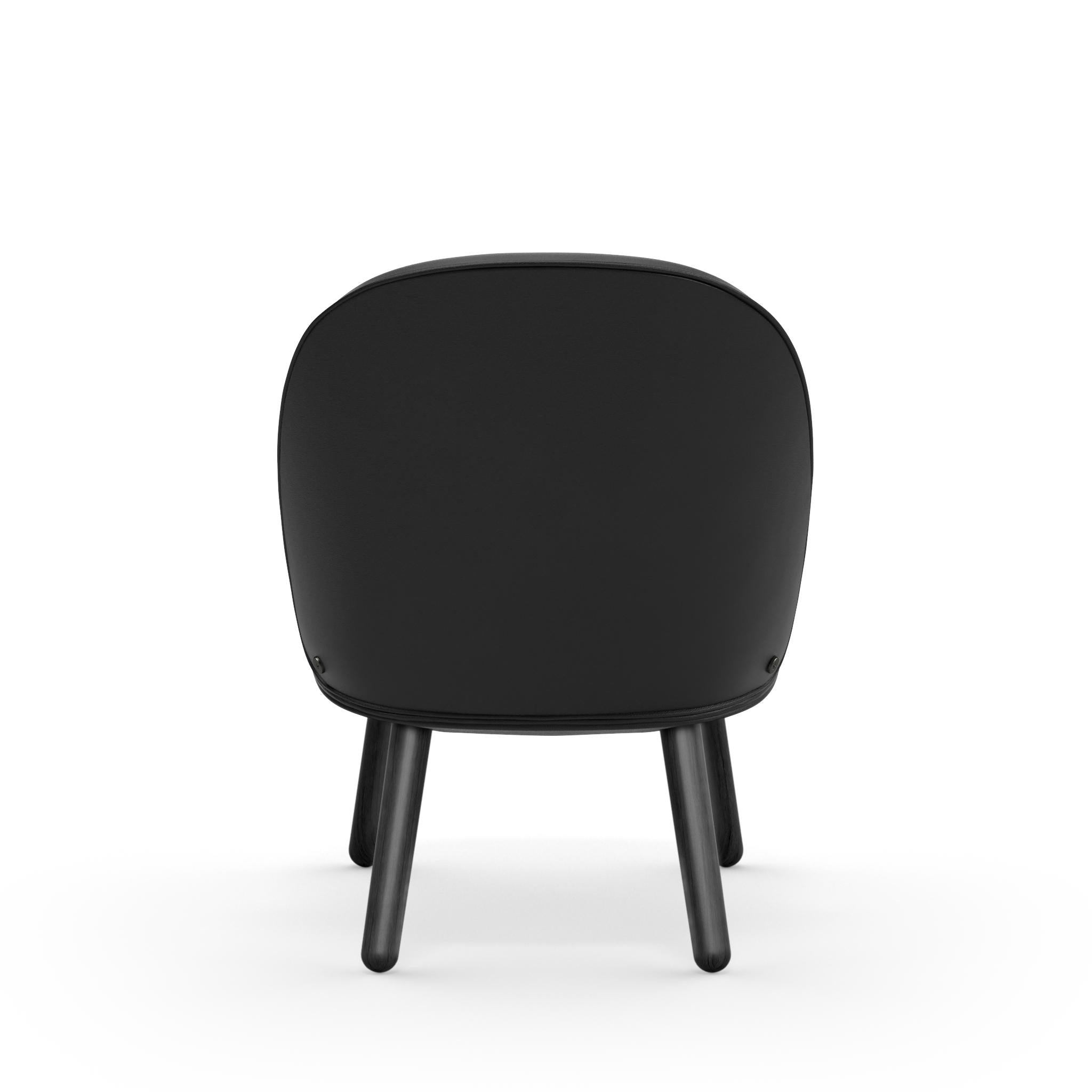 Ass -Sessel schwarzer Eiche Holz