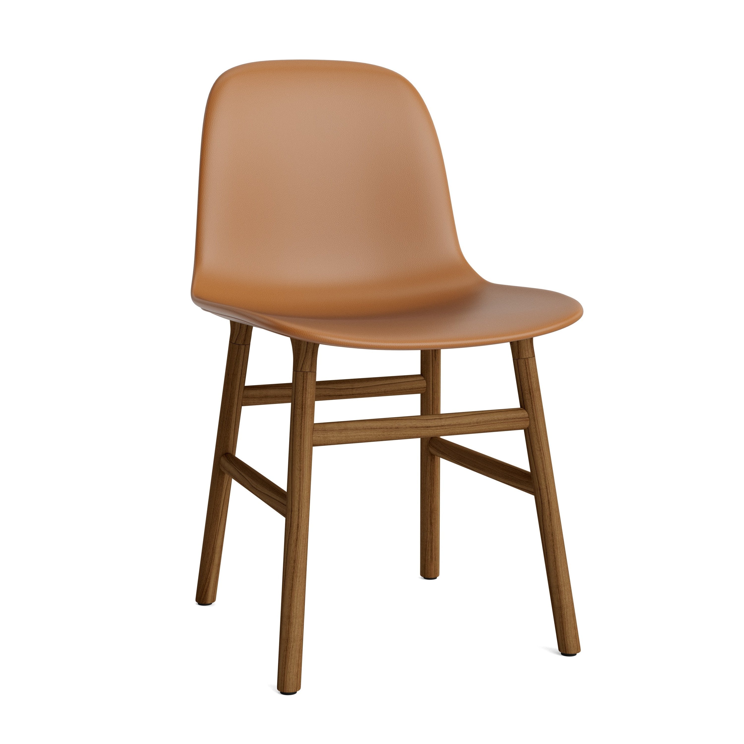 Krzesło tapicerowane FORM z orzechową podstawą – Normann Copenhagen