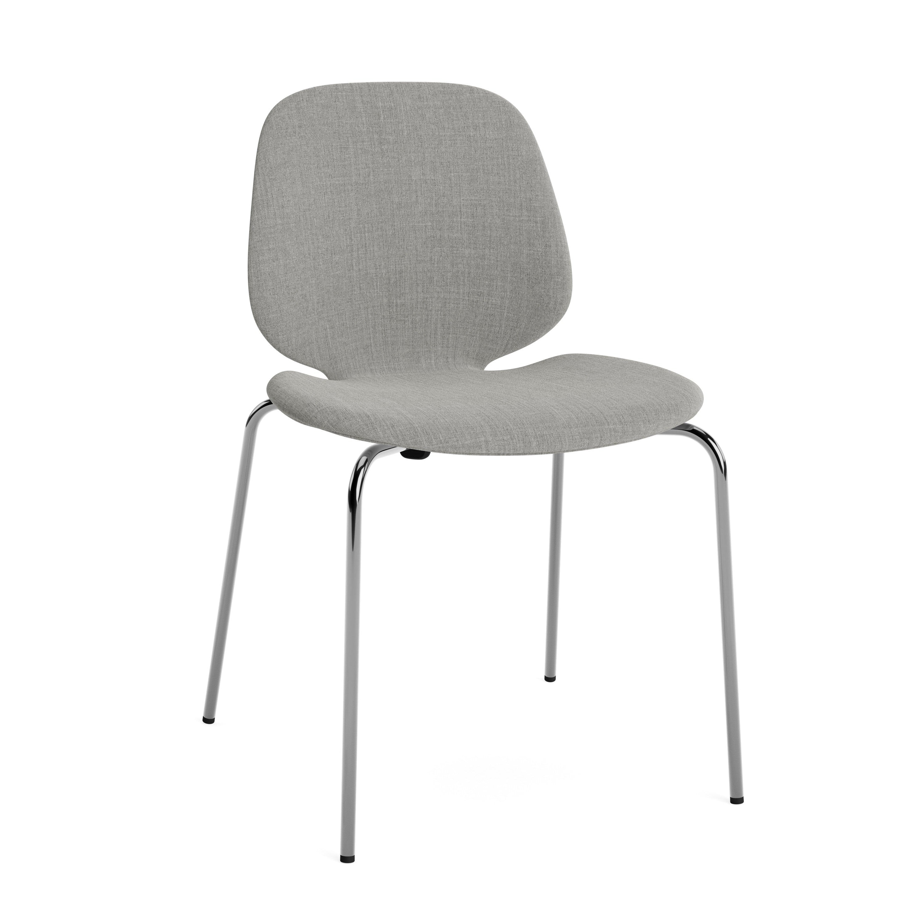 Krzesło tapicerowane MY chromowana podstawa – Normann Copenhagen