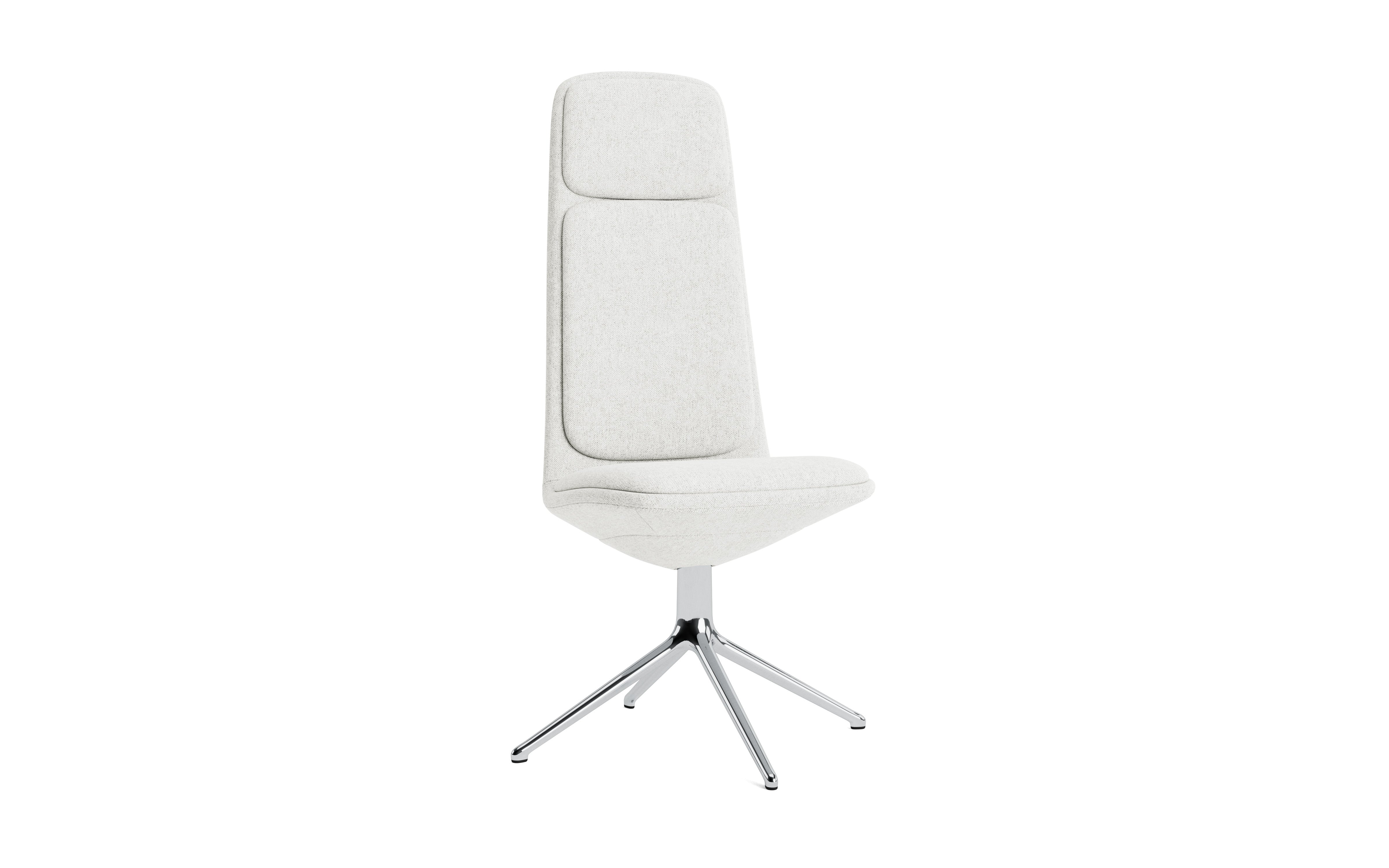Bieten Sie High 4L Polster Office Chair mit einer Aluminiumbasis an